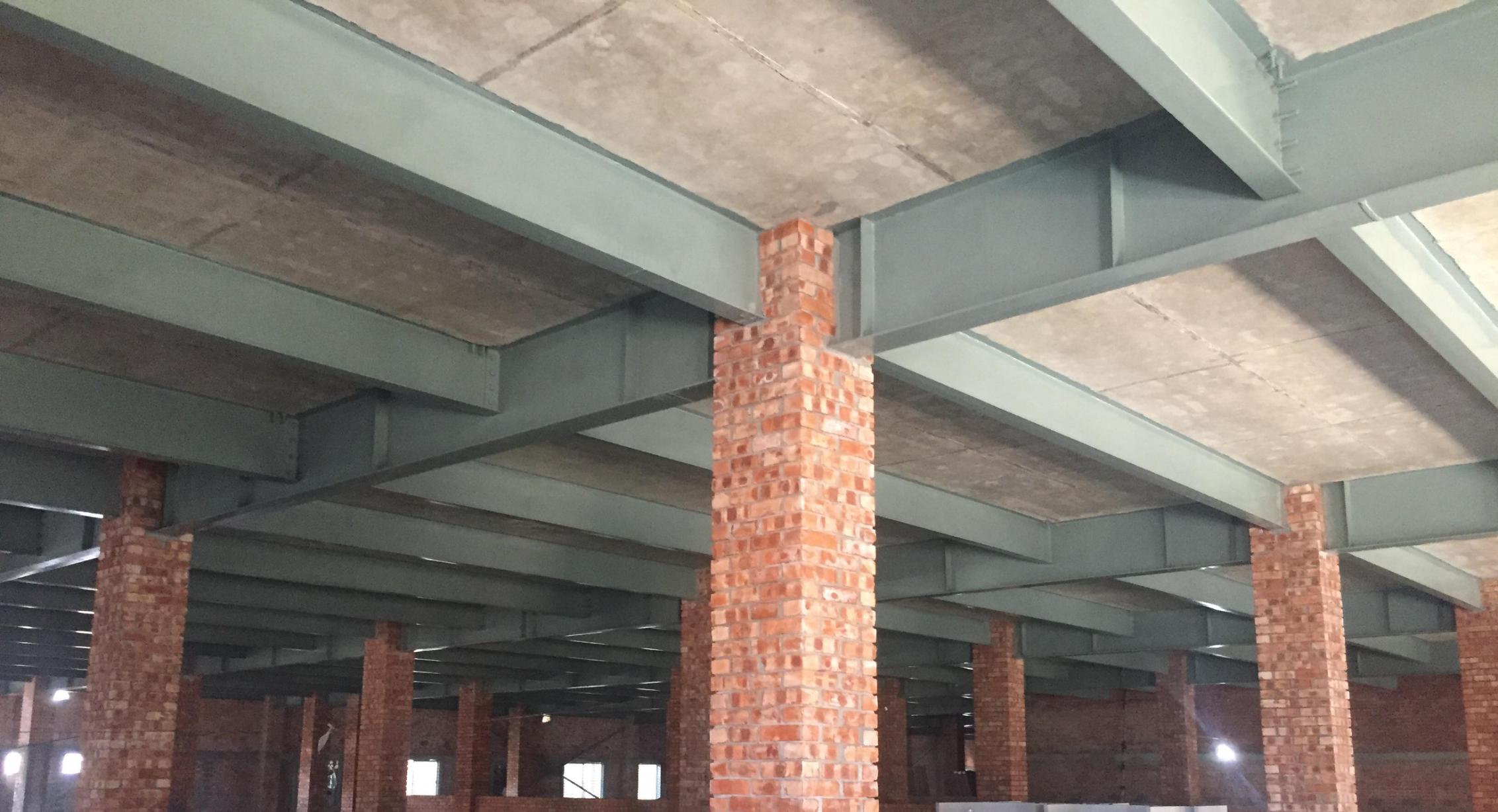 Pre-Fabricated Steel building Construction at Mouchak- Area: 22000 Sft